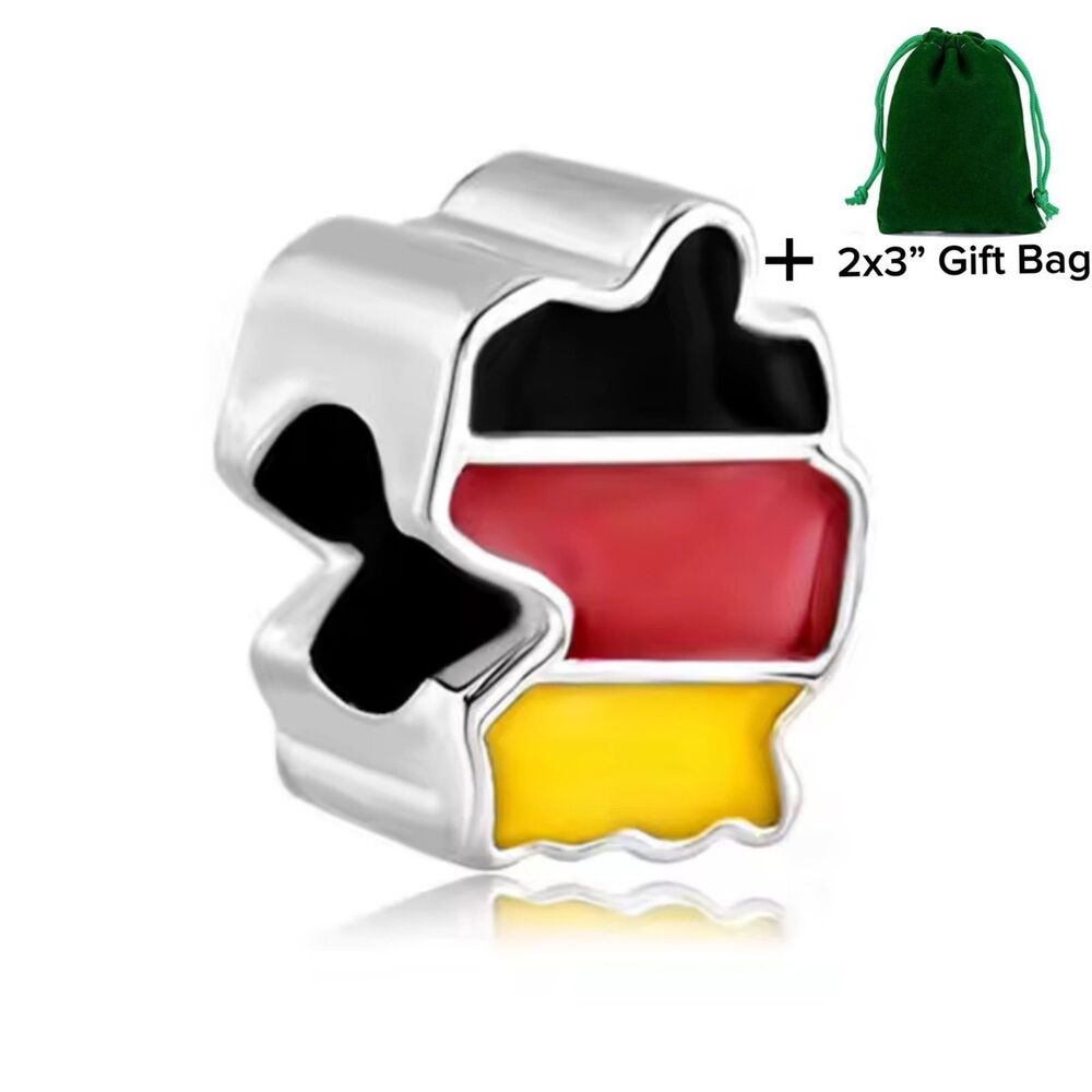 Germany Bead Charm | 925 Silver | Brand New